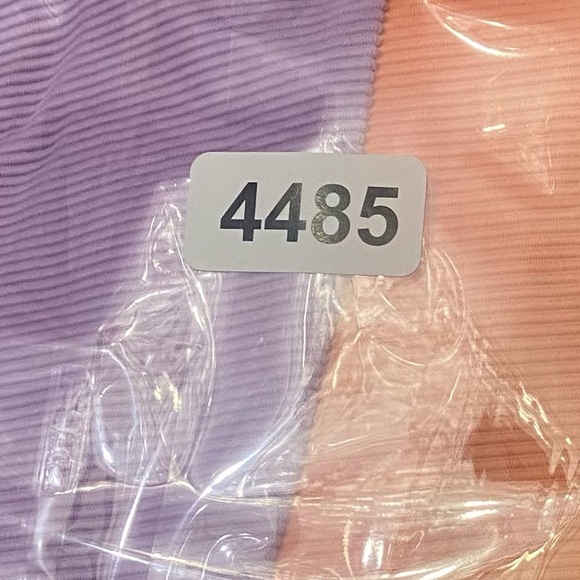 New! Beach Riot Joyce swimsuit purple colorblock 24485 - Picture 12 of 12